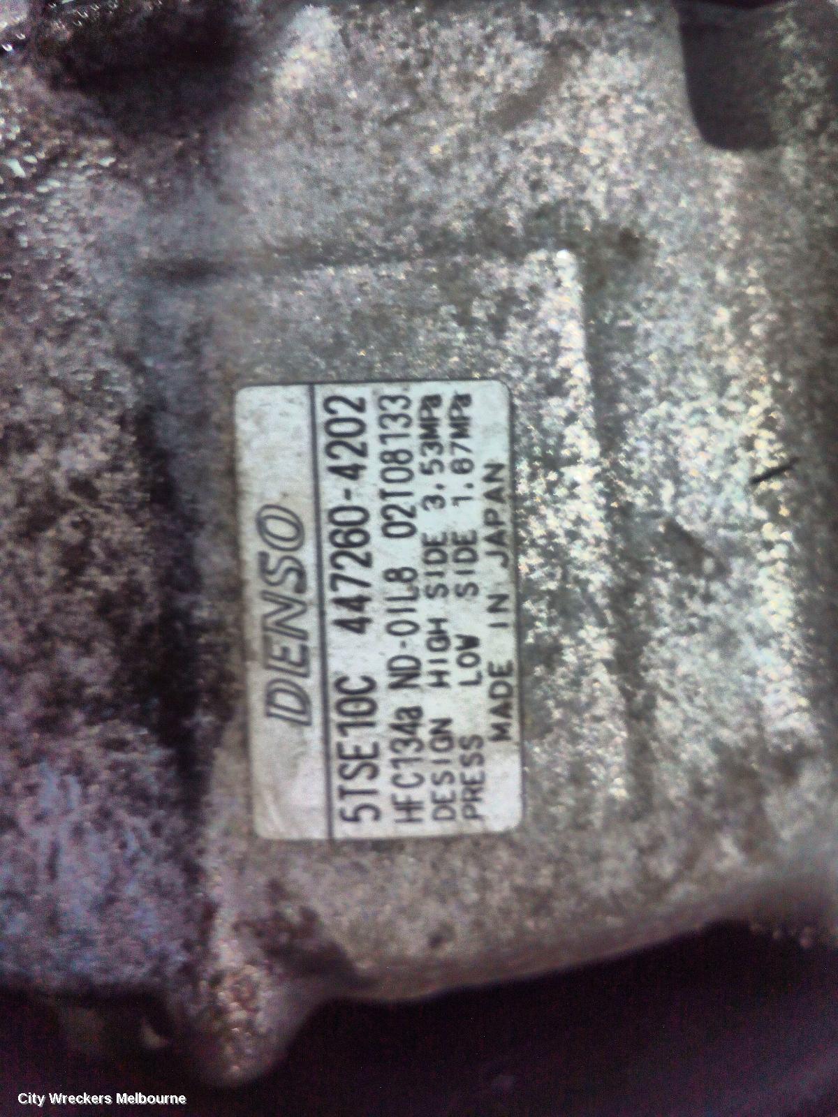 TOYOTA YARIS A/C COMPRESSOR, NCP13#, 1.3/1.5, PETROL, 1NZ/2NZ, 08/2011 - 01/2020