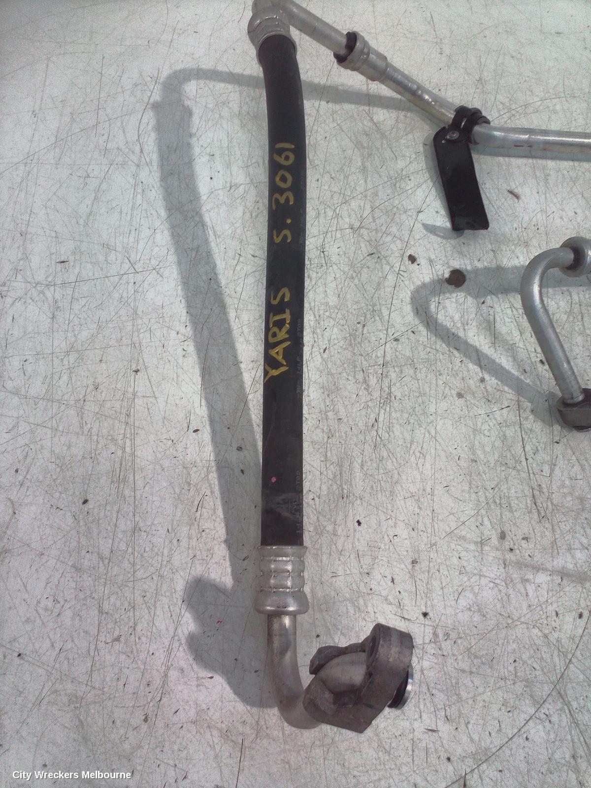 TOYOTA YARIS A/C HOSES, 1.3, 2NZ, COMPRESSOR TO CONDENSER, NCP13#, 08/2011 - 01/2020