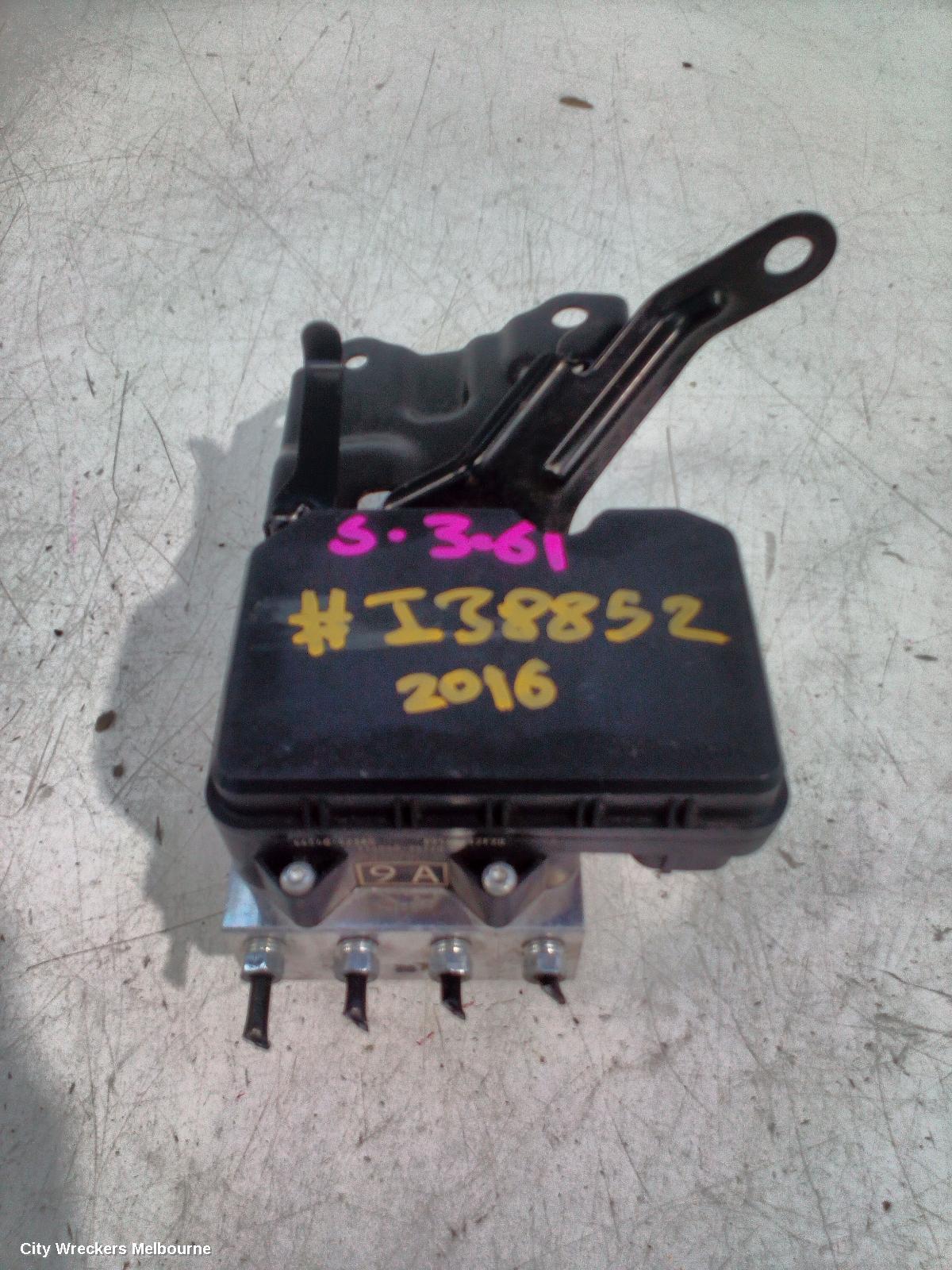 TOYOTA YARIS ABS PUMP/MODULATOR, 3DR/5DR HATCH, NCP13#, 08/2011 - 01/2020
