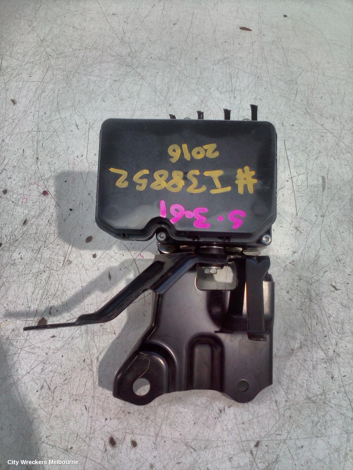 TOYOTA YARIS ABS PUMP/MODULATOR, 3DR/5DR HATCH, NCP13#, 08/2011 - 01/2020