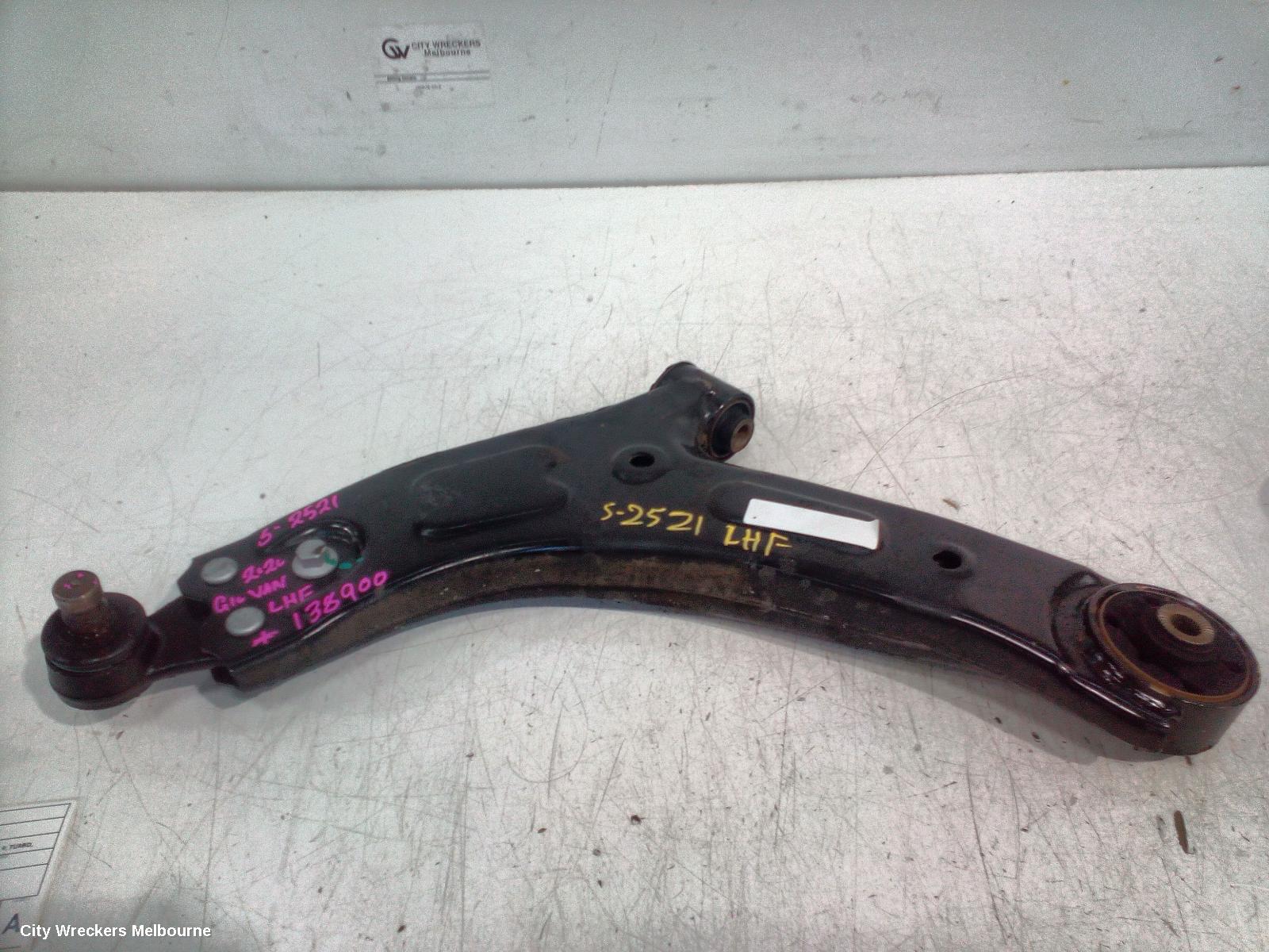 LDV G10 LEFT FRONT LOWER CONTROL ARM, SV7A/SV7C, WAGON/VAN, 04/2015 ONWARDS