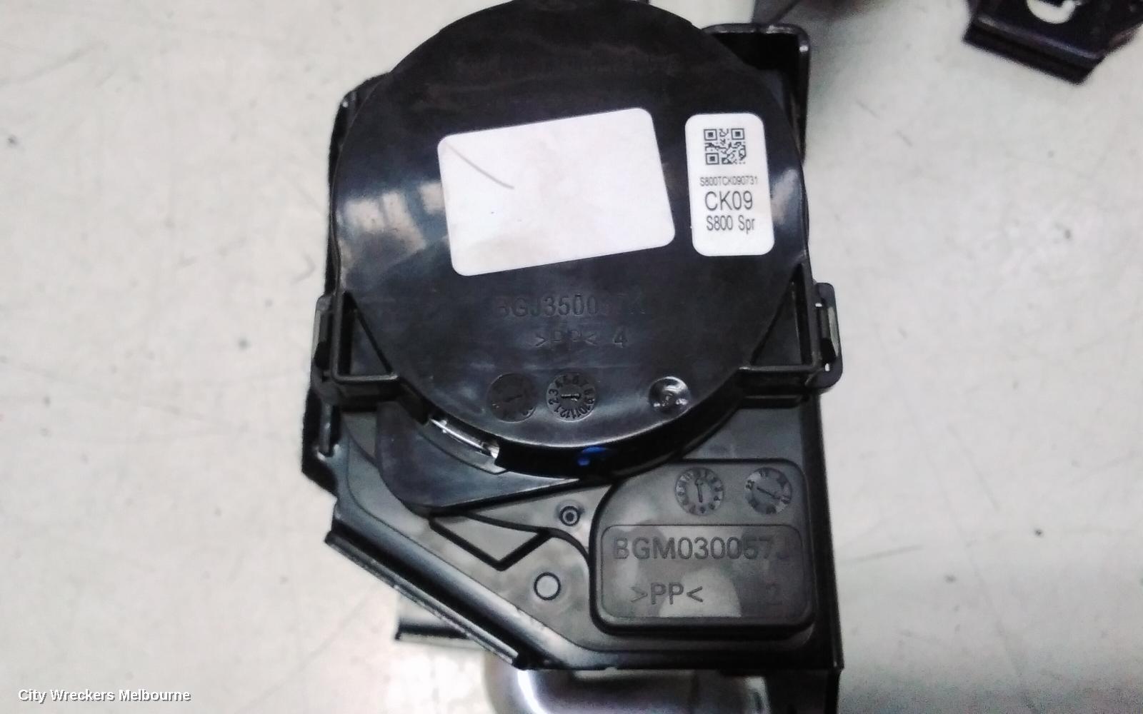 MAZDA 3 SEATBELT/STALK, RH FRONT, SEAT BELT ONLY, SEDAN/HATCH, BP, 03/2019 ONWARDS