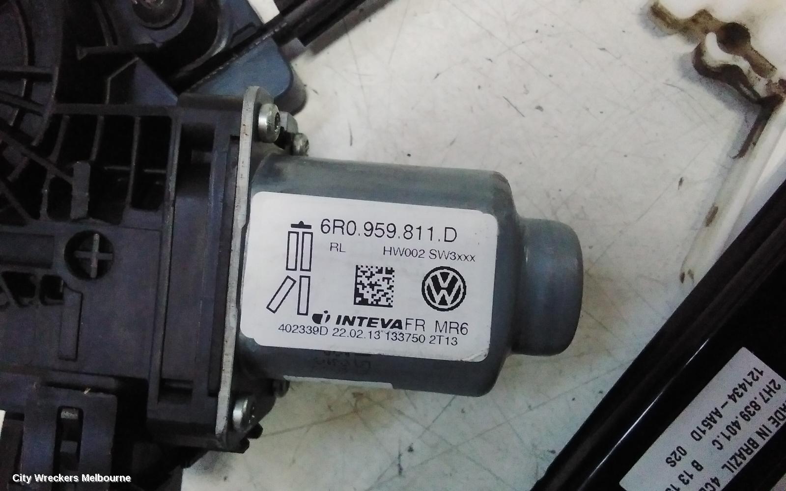 VOLKSWAGEN AMAROK LEFT REAR WND REG/MOTOR