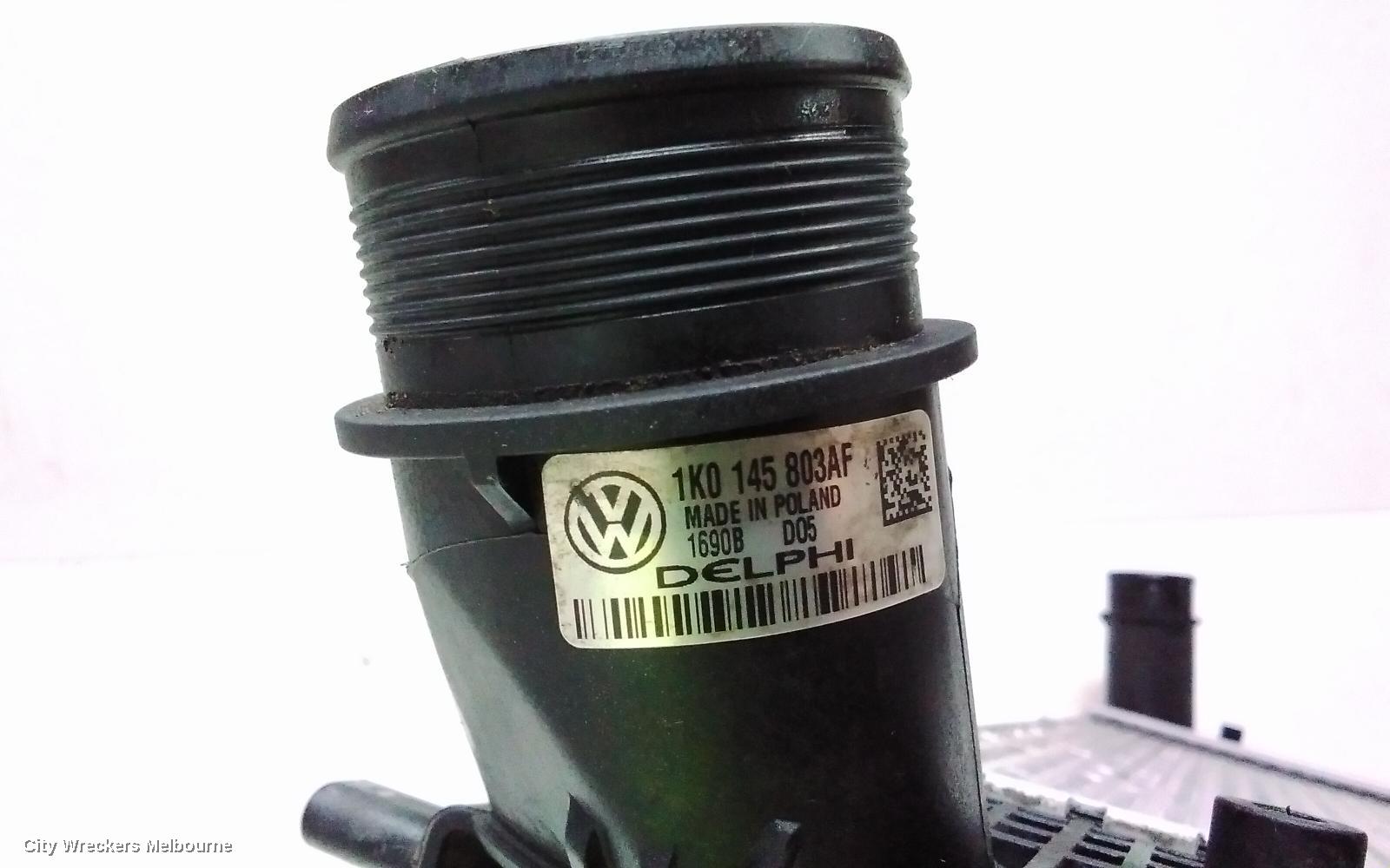 VOLKSWAGEN GOLF INTERCOOLER, DIESEL, 1.6, CAYC CODE, GEN 6, 10/2008 - 03/2013