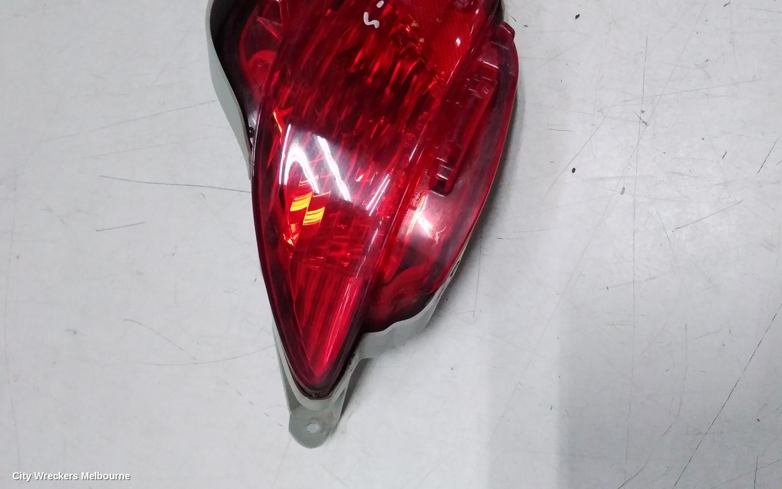 LEXUS RX SERIES LEFT TAILLIGHT, AL10, IN BUMPER, 12/2008 - 08/2015