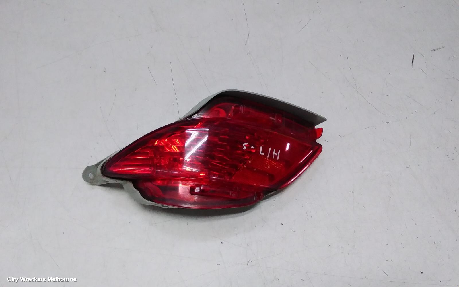 LEXUS RX SERIES LEFT TAILLIGHT, AL10, IN BUMPER, 12/2008 - 08/2015
