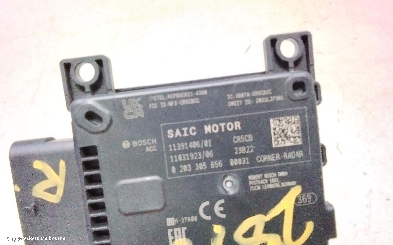 MG MG4, MEH32, 03/2023 ONWARDS, RADAR SENSOR 11391406/01: 139161
