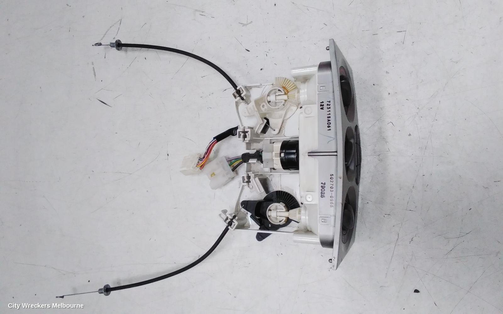 SUBARU FORESTER HEATER/AC CONTROLS, NON CLIMATE CONTROL TYPE, 07/2002 - 02/2008