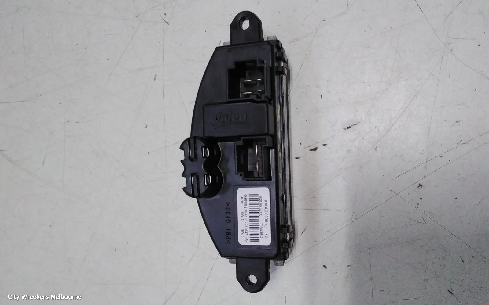 AUDI A3 FAN SPEED RESISTOR, 8V, 03/2013 - 10/2020