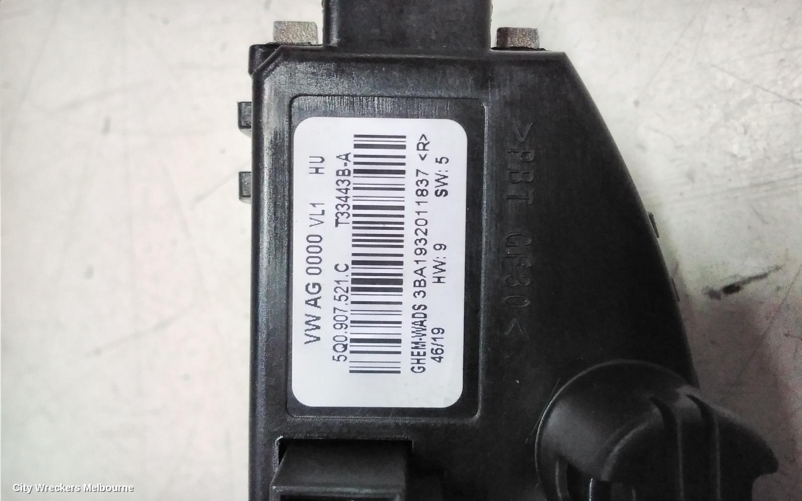 AUDI A3 FAN SPEED RESISTOR, 8V, 03/2013 - 10/2020