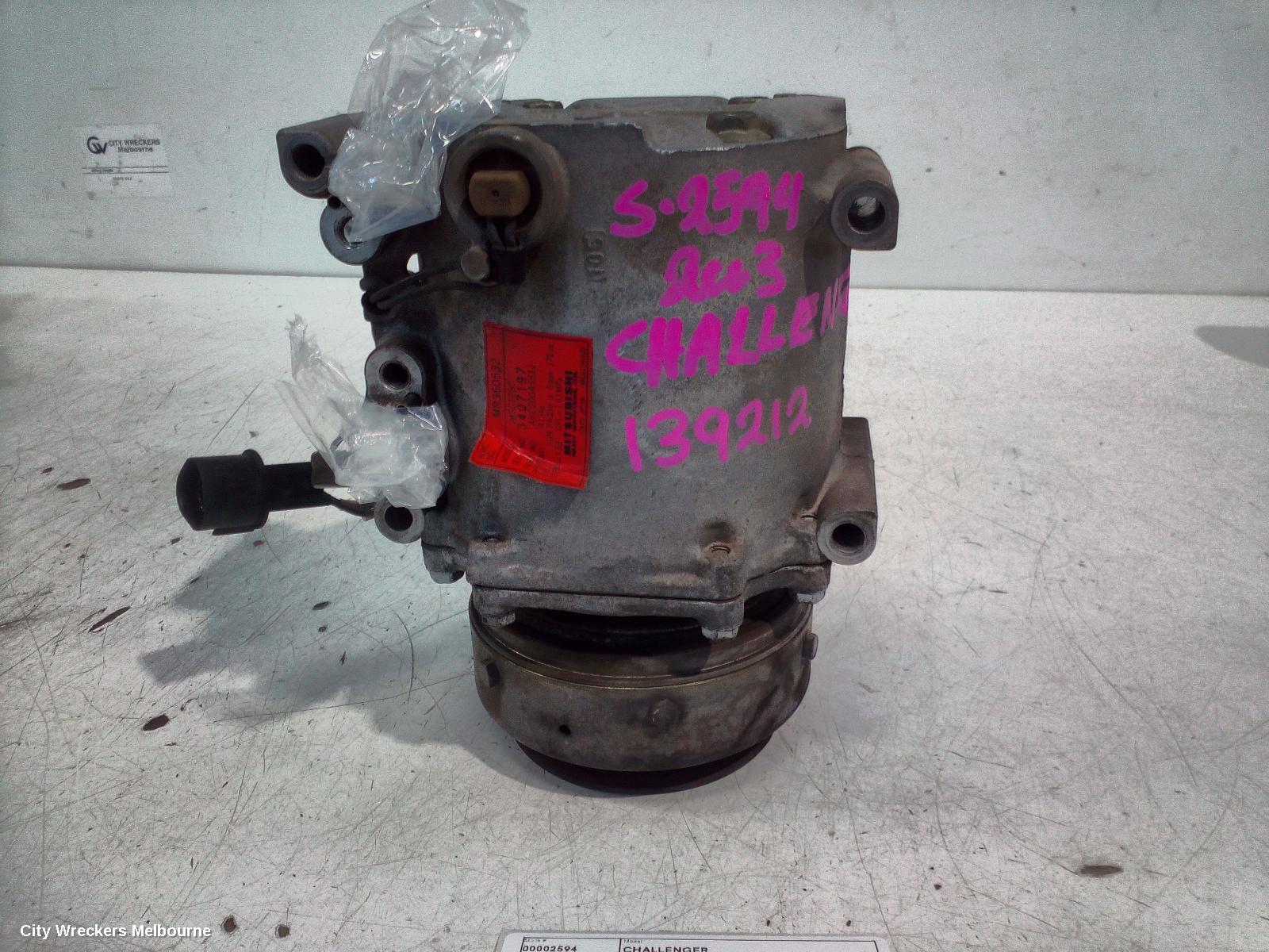 MITSUBISHI CHALLENGER A/C COMPRESSOR, PA, 09/2000 - 01/2006