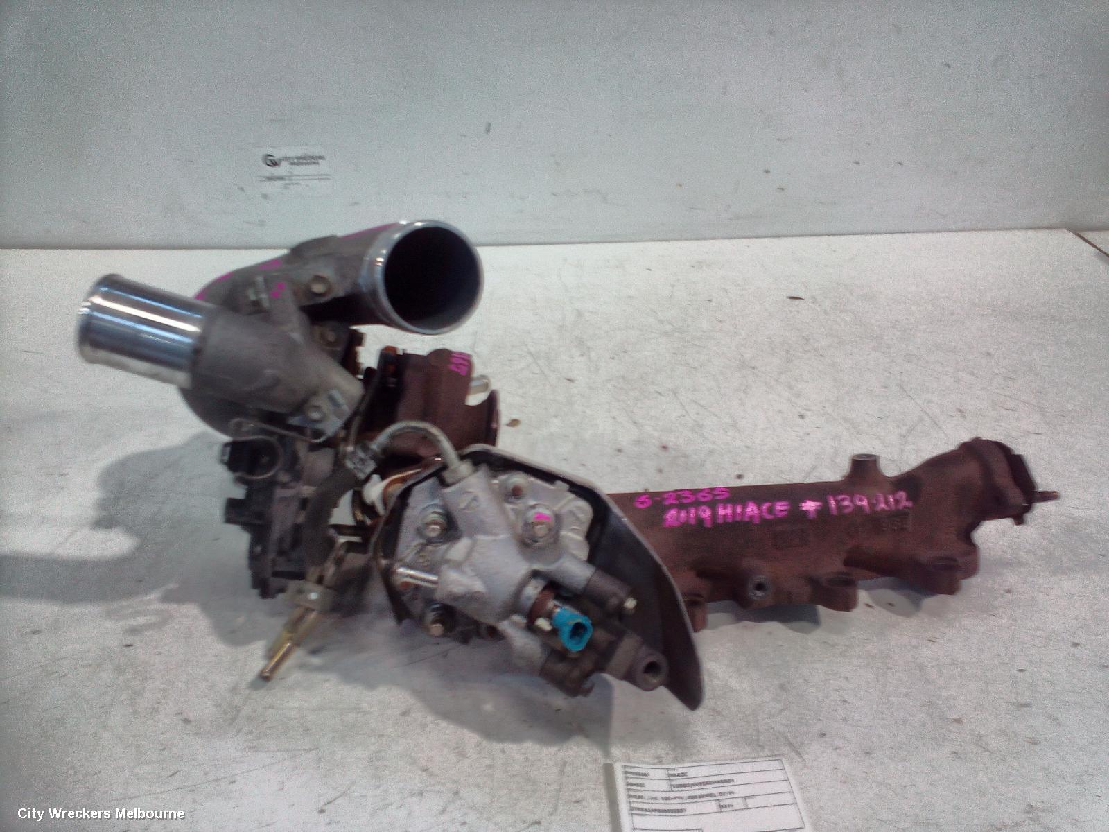 TOYOTA HIACE TURBO SUPERCHARGER, DIESEL, 2.8, 1GD-FTV, 300 SERIES, 02/2019 ONWARDS