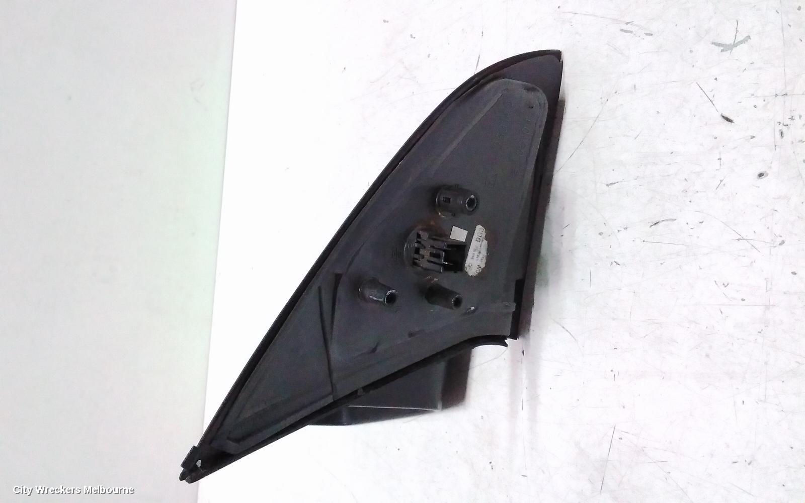 HOLDEN ASTRA LEFT DOOR MIRROR, TS, POWER, HATCH/SEDAN, PAINTED TYPE (SMOOTH FINISH), 09/1998 - 10/2006