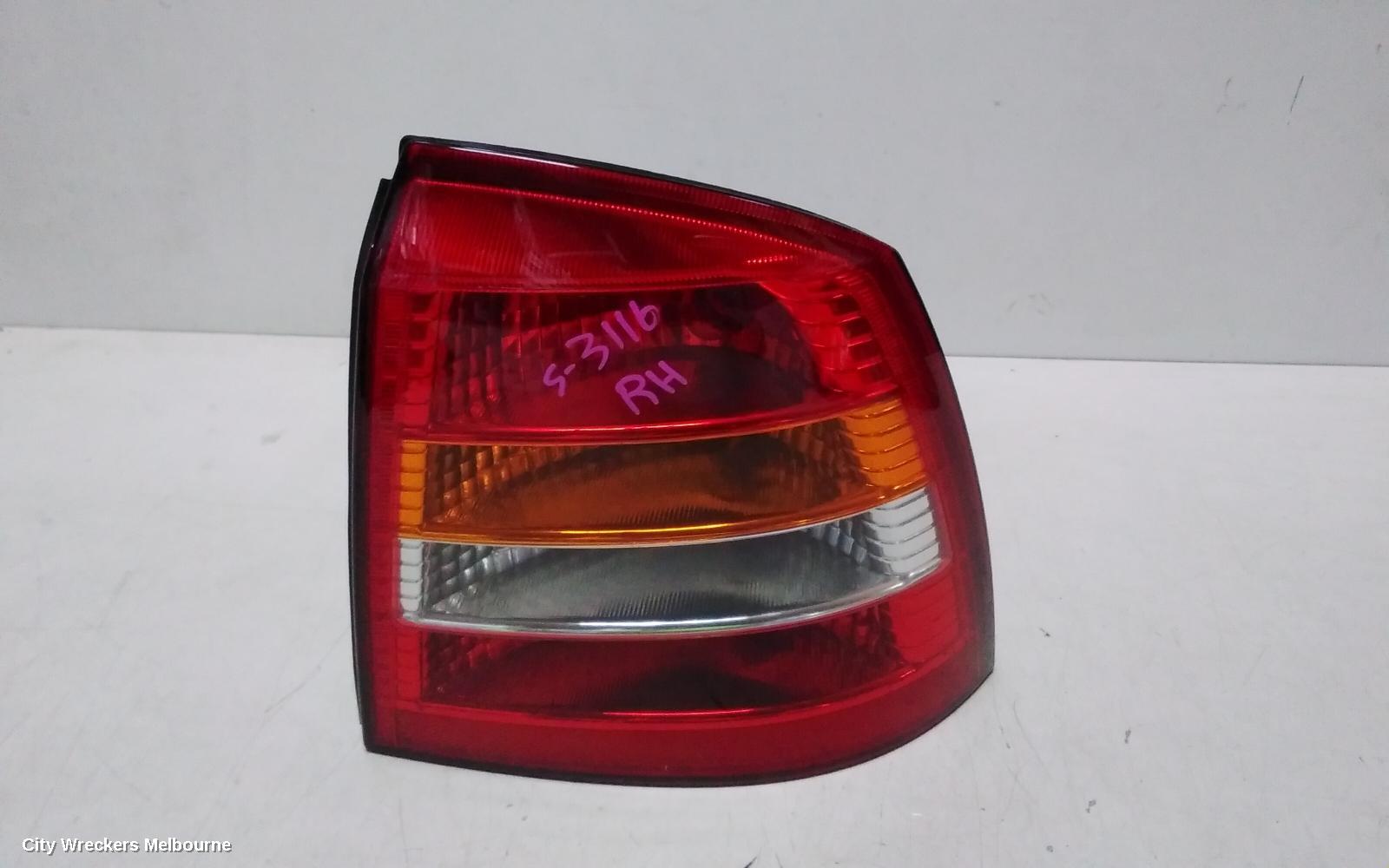 HOLDEN ASTRA RIGHT TAILLIGHT, TS, 5DR & 3DR, 09/1998 - 10/2006