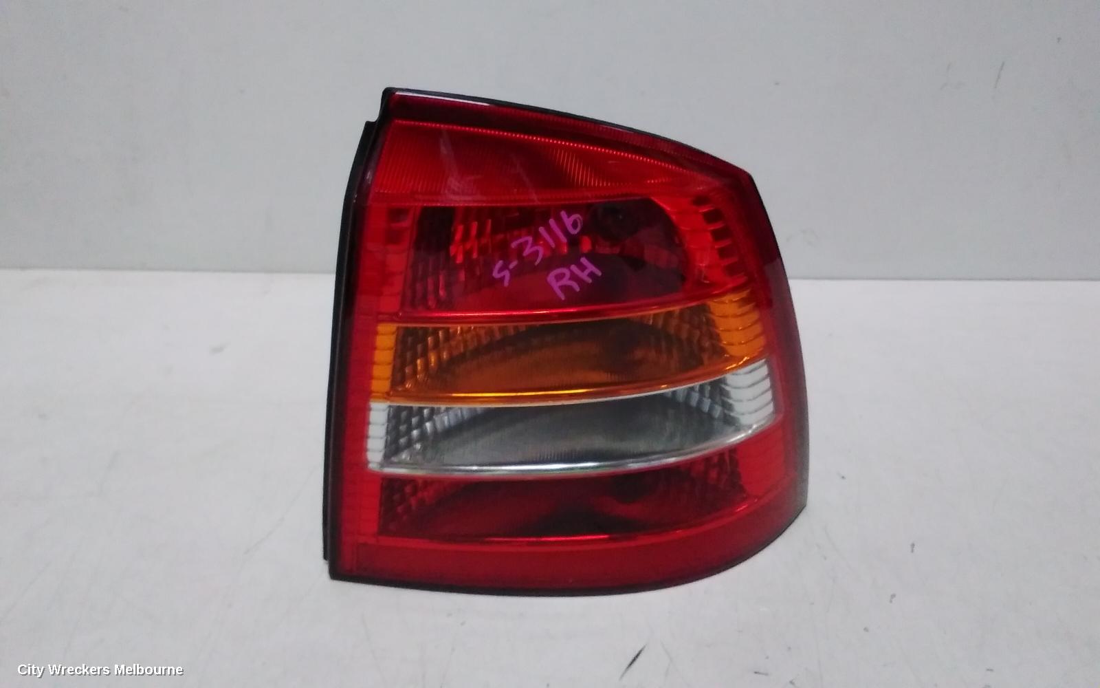HOLDEN ASTRA RIGHT TAILLIGHT, TS, 5DR & 3DR, 09/1998 - 10/2006