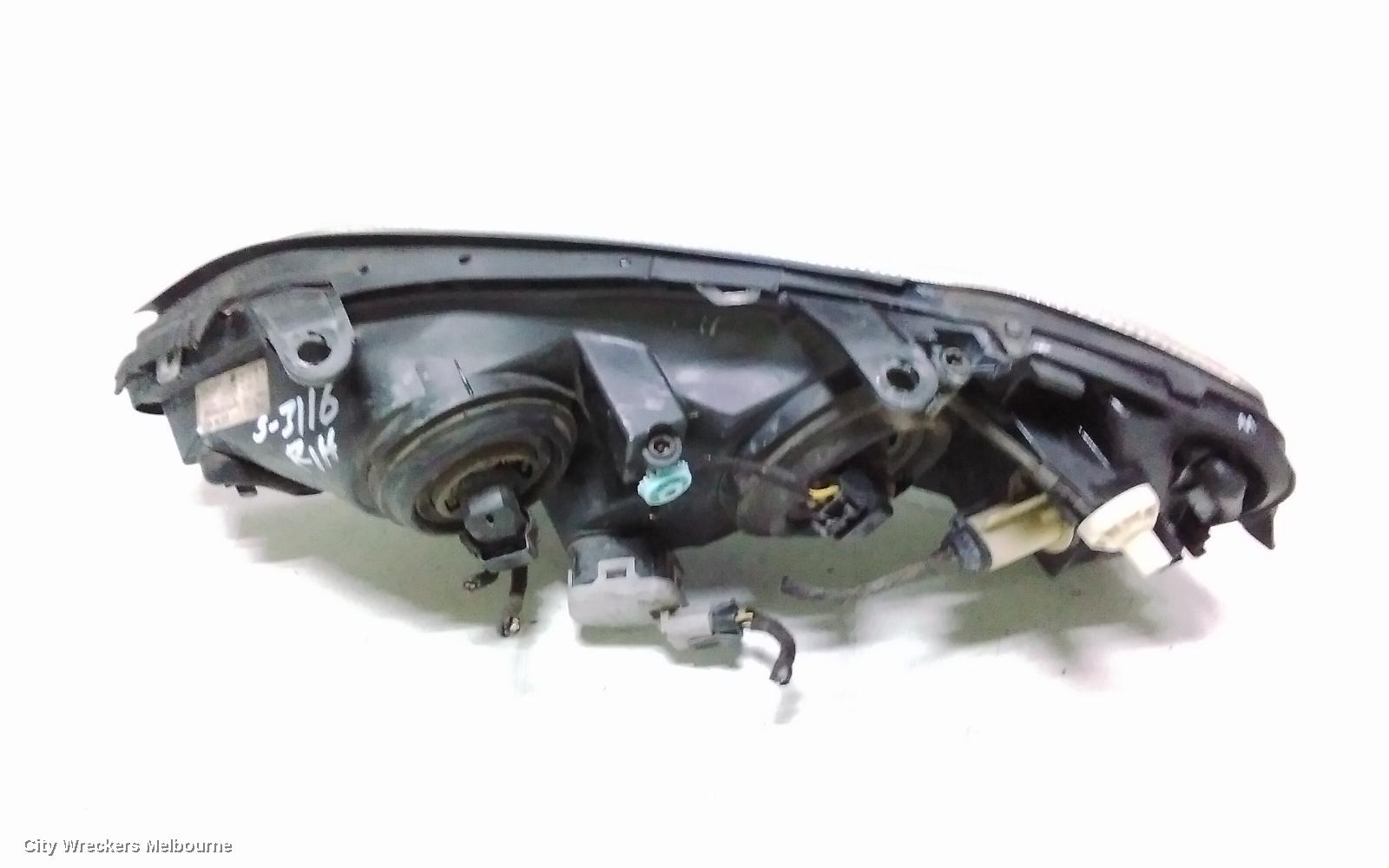 HOLDEN ASTRA RIGHT HEADLAMP, TS, CHROME, INSERT TYPE, 09/1998 - 10/2006