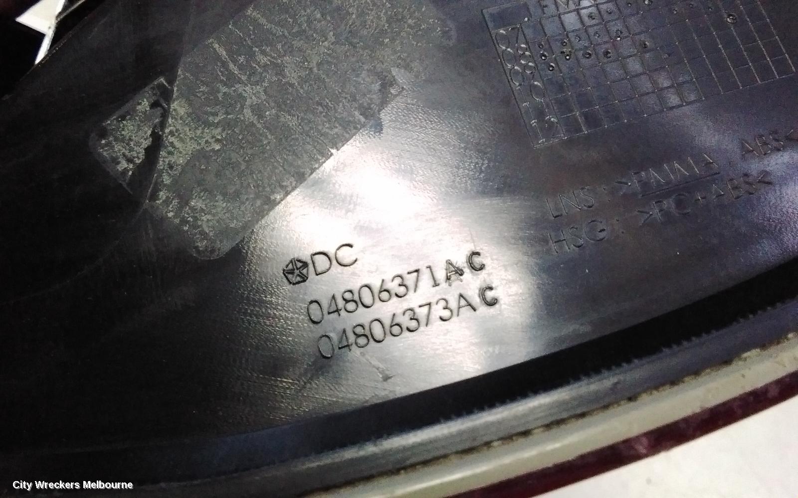 CHRYSLER 300C LEFT TAILLIGHT, IN BODY, SEDAN, 03/2008 - 12/2011