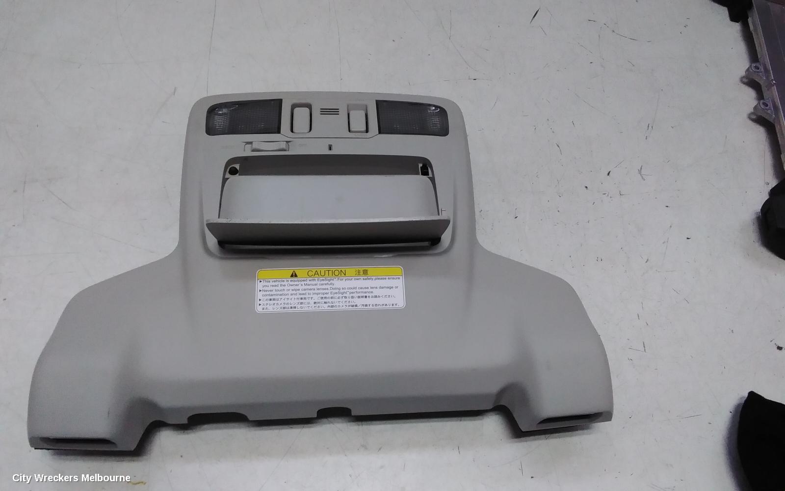 SUBARU OUTBACK COURTESY LIGHT, FRONT, W/ SUNGLASS HOLDER TYPE, 6TH GEN, 08/2014 - 12/2020