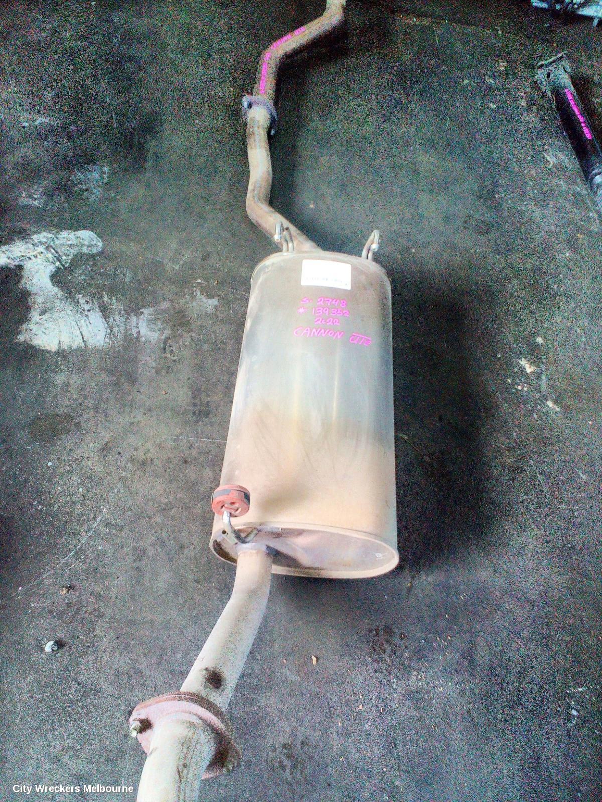 GREAT WALL CANNON UTE EXHAUST SYSTEM, NPW, 09/2020 ONWARDS