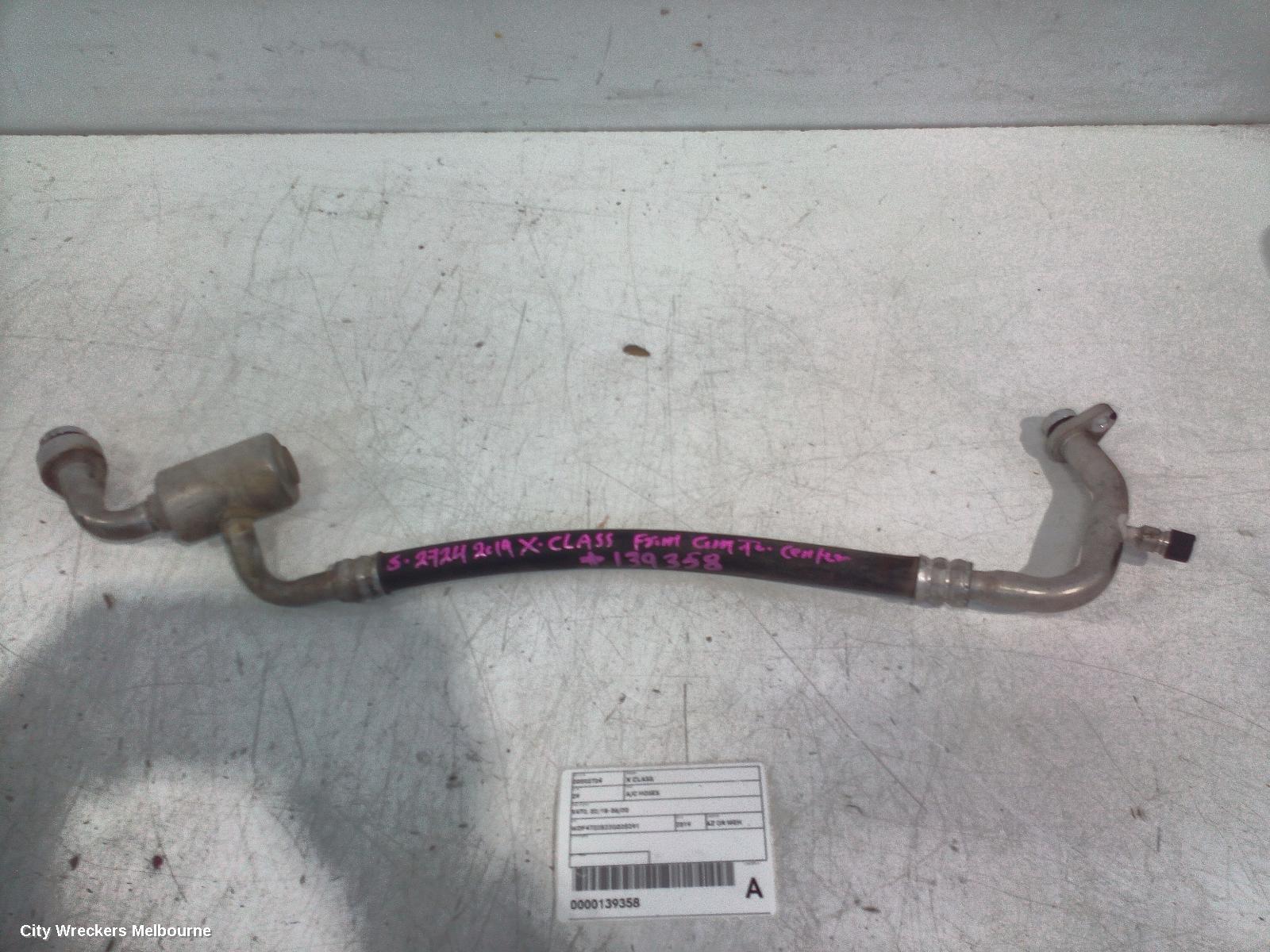 MERCEDES X CLASS A/C HOSES, X470, 02/2018 - 06/2020