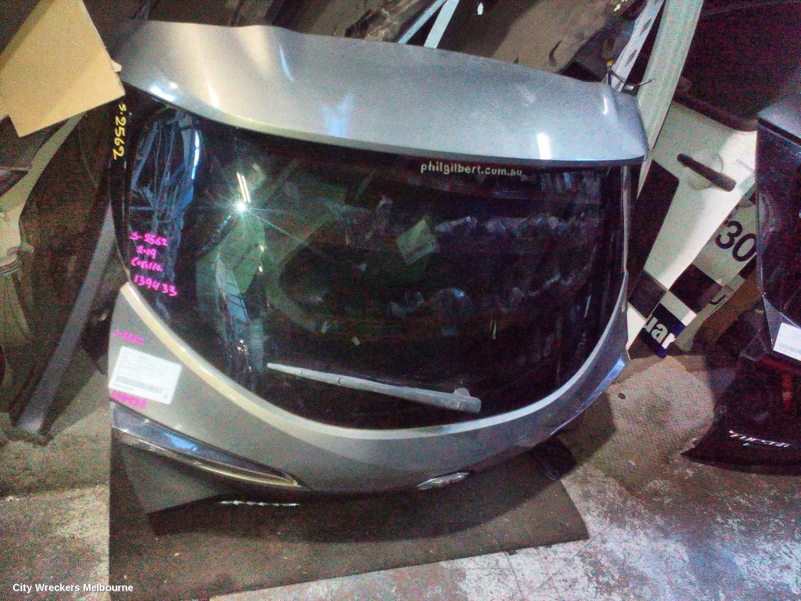 TOYOTA COROLLA BOOTLID/TAILGATE, E210, TAILGATE, HATCH, NON HYBRID/HEV, 07/2018 ONWARDS
