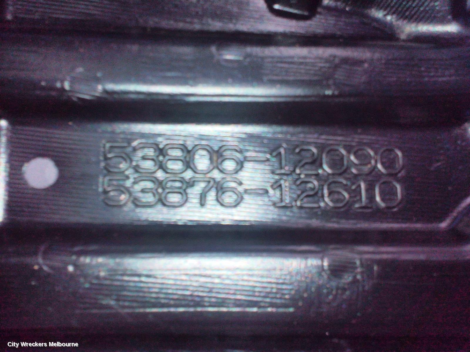 TOYOTA COROLLA LEFT GUARD LINER, E210, HATCH/SEDAN, 07/2018 ONWARDS
