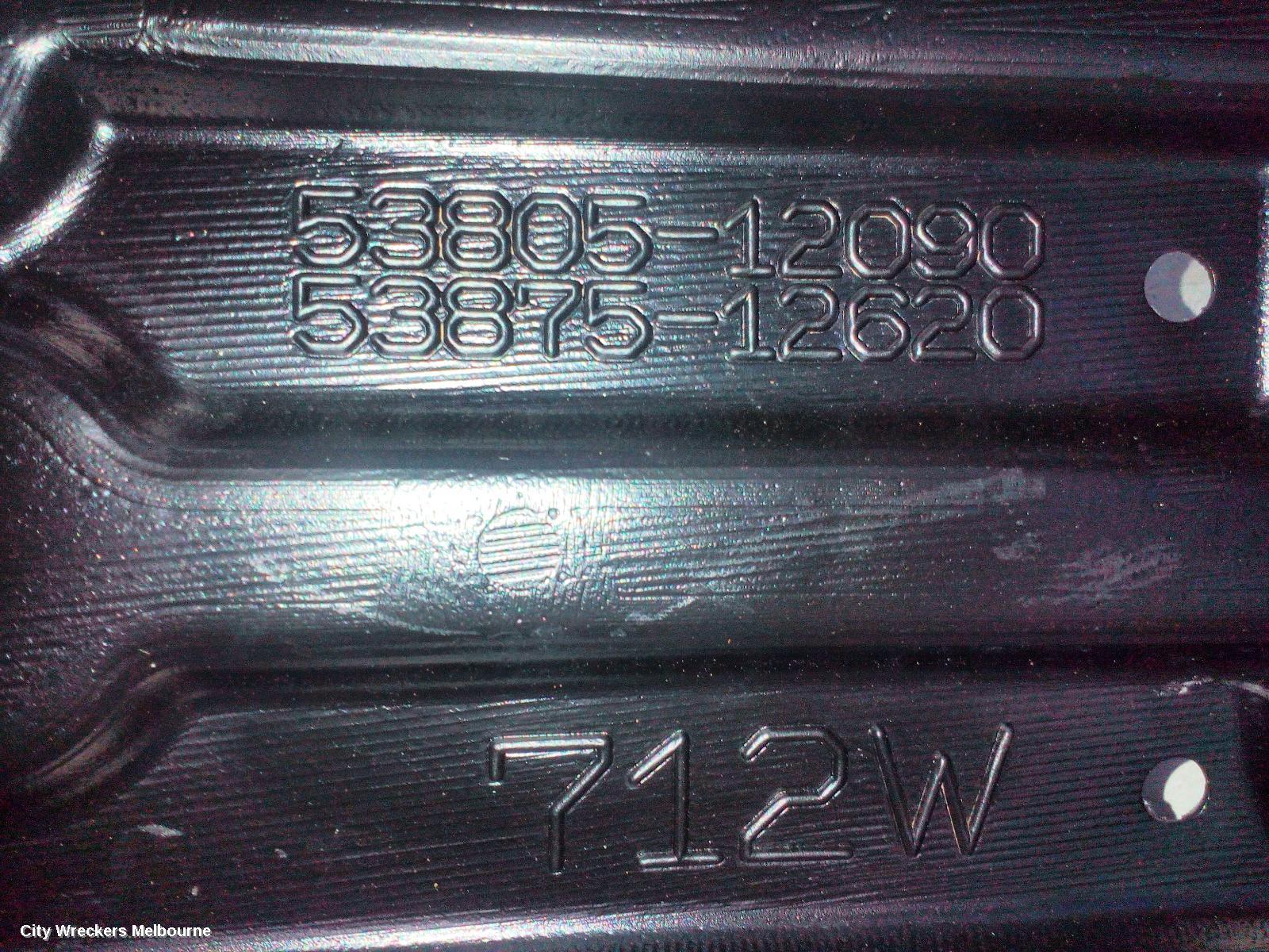 TOYOTA COROLLA RIGHT GUARD LINER, E210, HATCH/SEDAN, 07/2018 ONWARDS