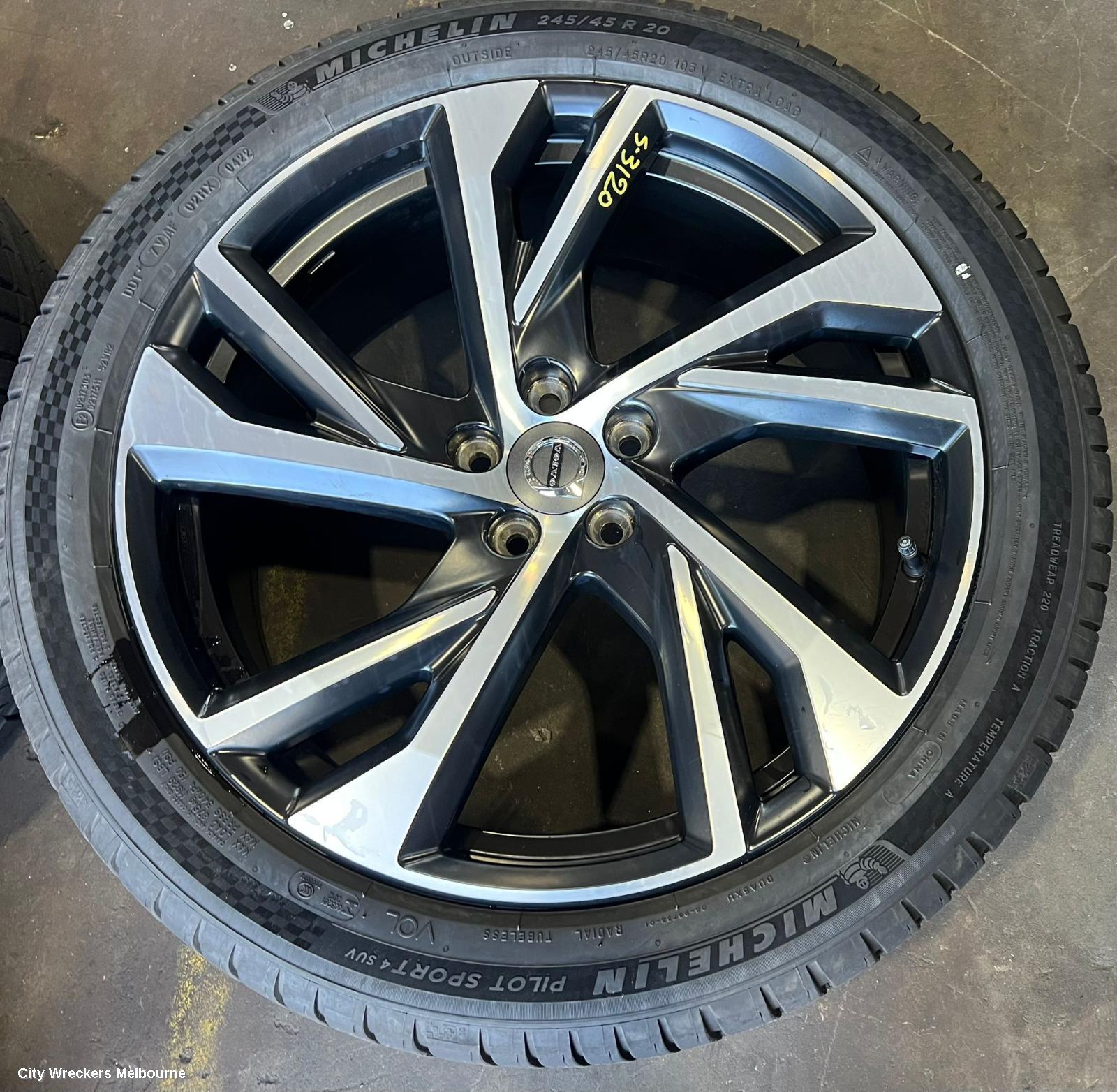 VOLVO XC40 WHEEL MAG, FACTORY, 20X8IN, 5 Y SPOKE, 06/2022 ONWARDS