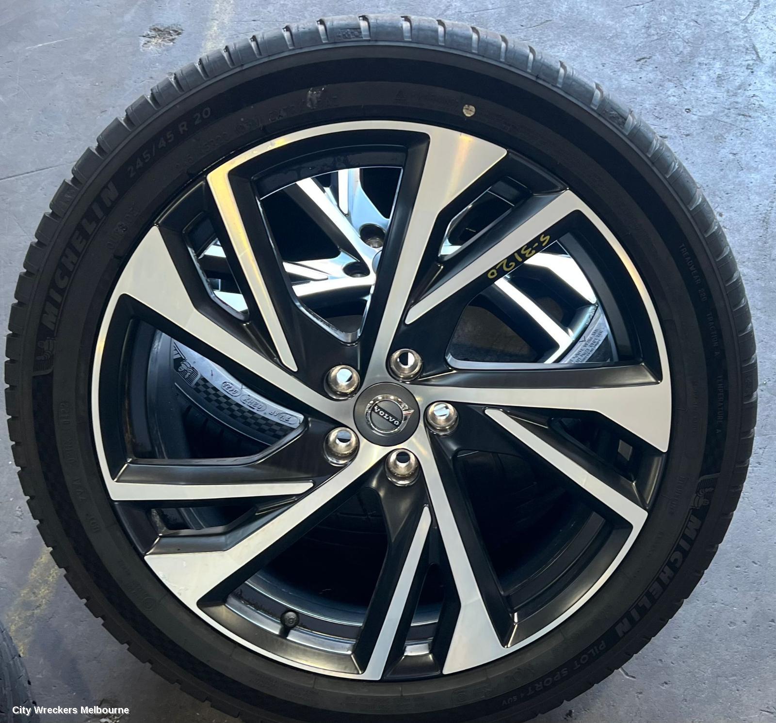 VOLVO XC40 WHEEL MAG, FACTORY, 20X8IN, 5 Y SPOKE, 06/2022 ONWARDS