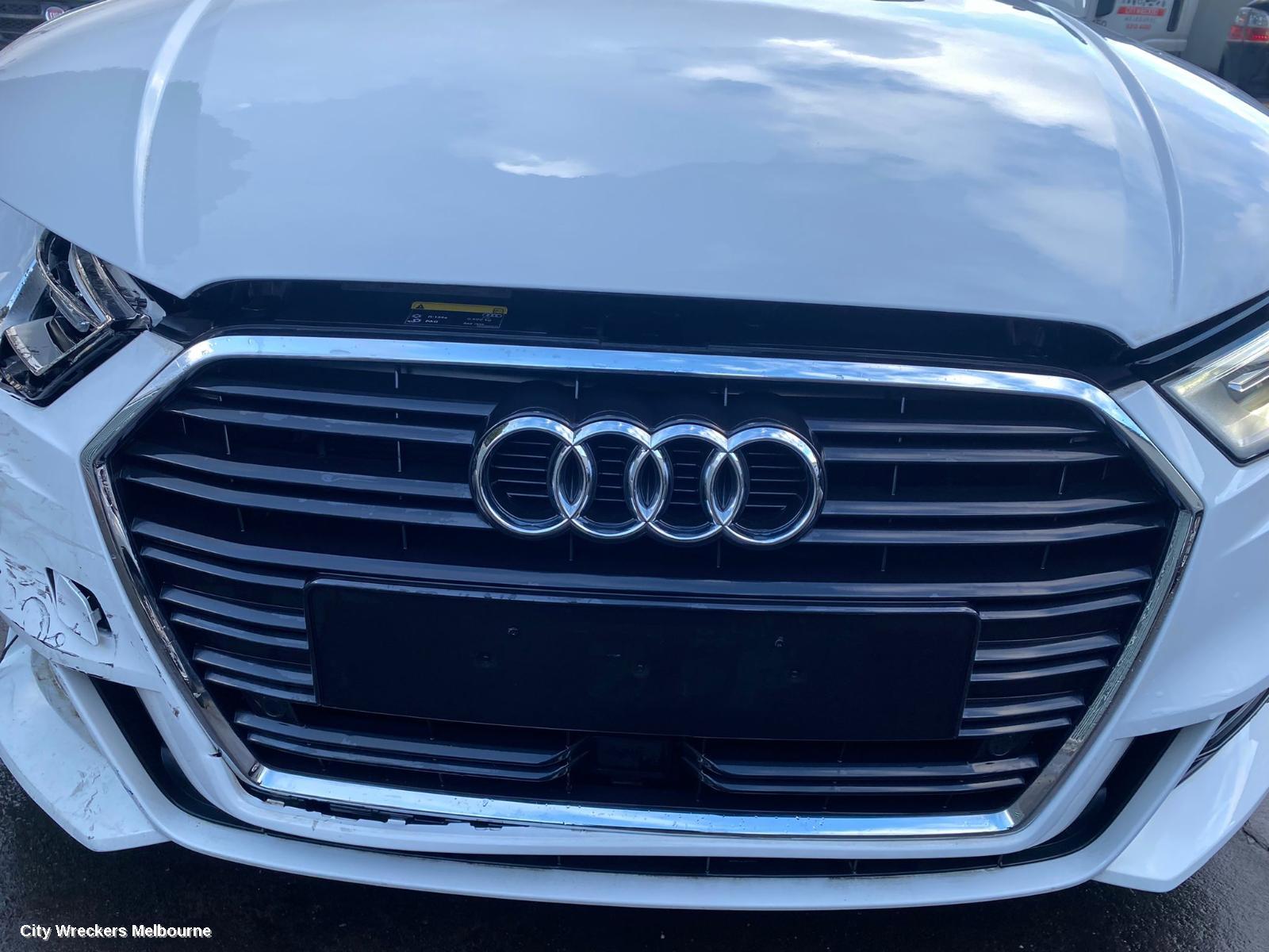 AUDI A3 RIGHT FRONT DOOR WINDOW, 8V, 4DR SEDAN, 10/2013 - 10/2020