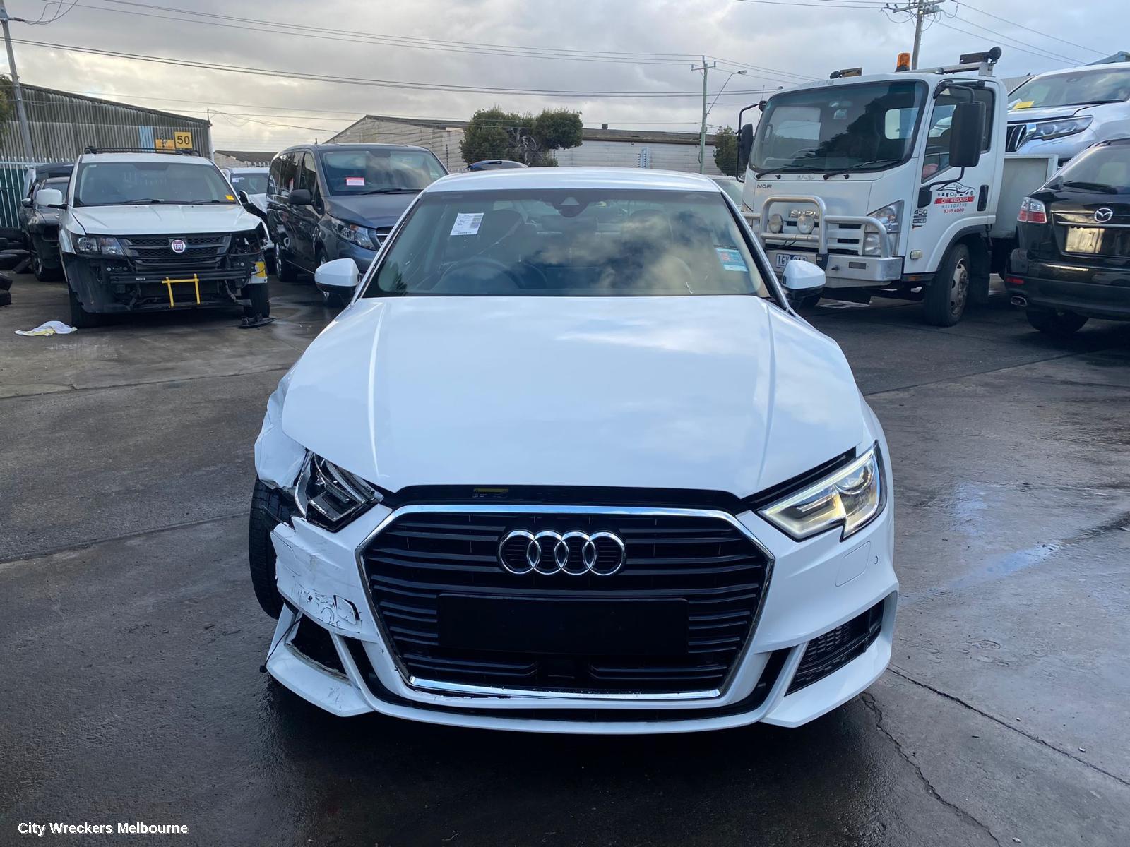 AUDI A3 RIGHT FRONT DOOR WINDOW, 8V, 4DR SEDAN, 10/2013 - 10/2020