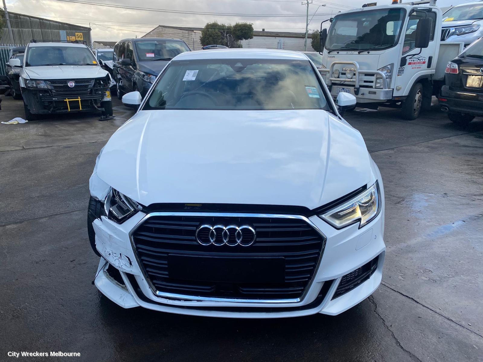 AUDI A3 RIGHT FRONT DOOR WINDOW, 8V, 4DR SEDAN, 10/2013 - 10/2020