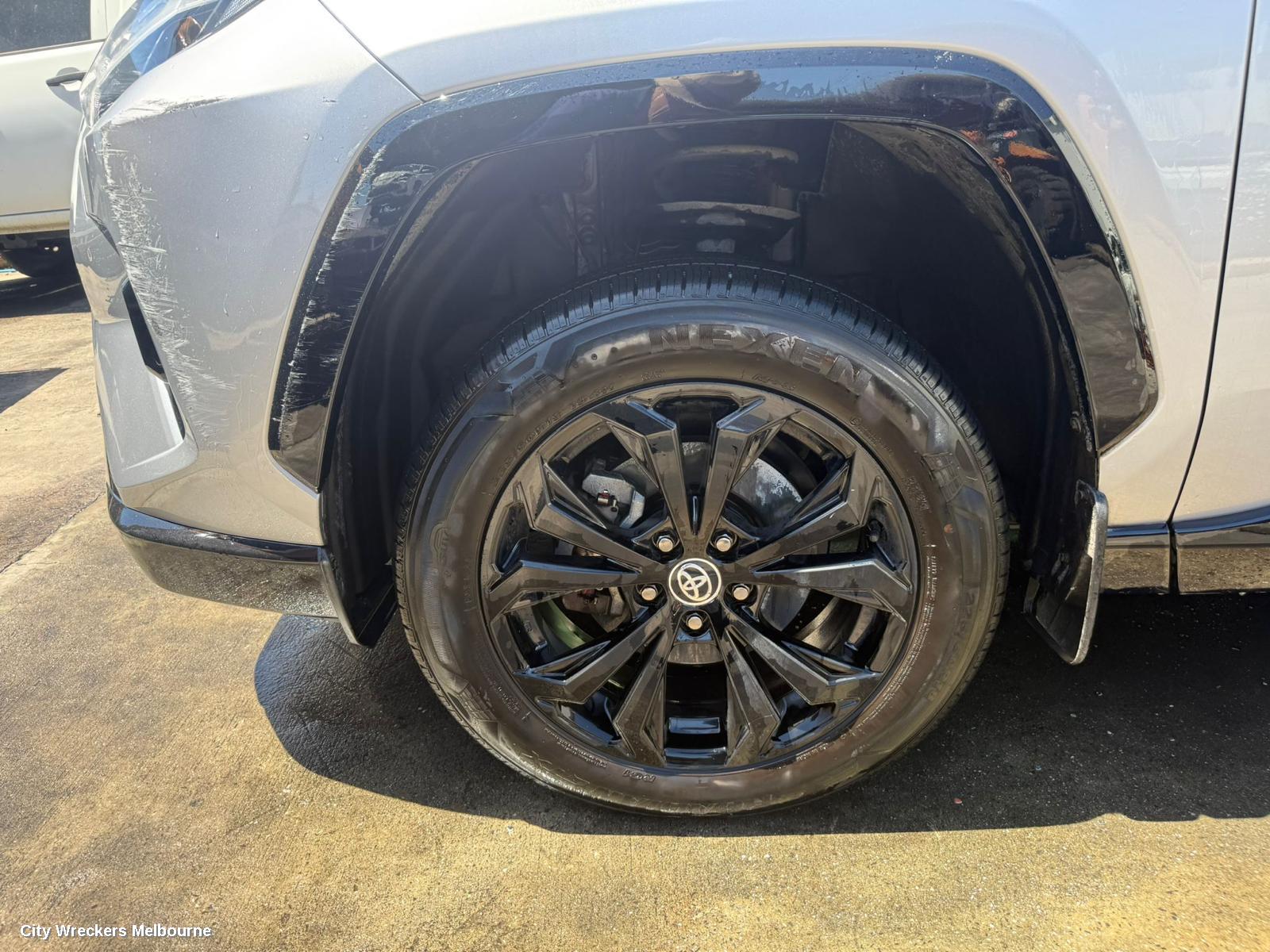 TOYOTA RAV4 WHEEL MAG, FACTORY, 18X7IN, 5 V SPOKE, BLACK, XA50, 12/2021 ONWARDS