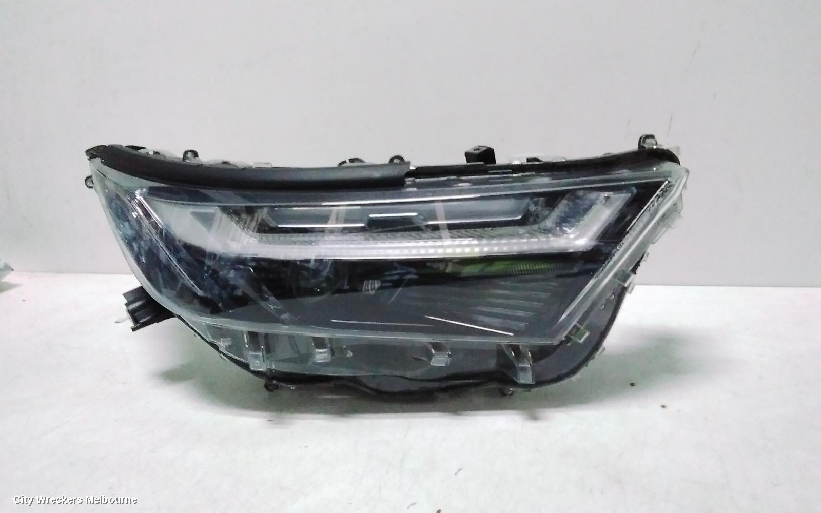 TOYOTA RAV4 RIGHT HEADLAMP, W/ LED, PROJECTOR TYPE, XA50, HEV, 06/2021 ONWARDS