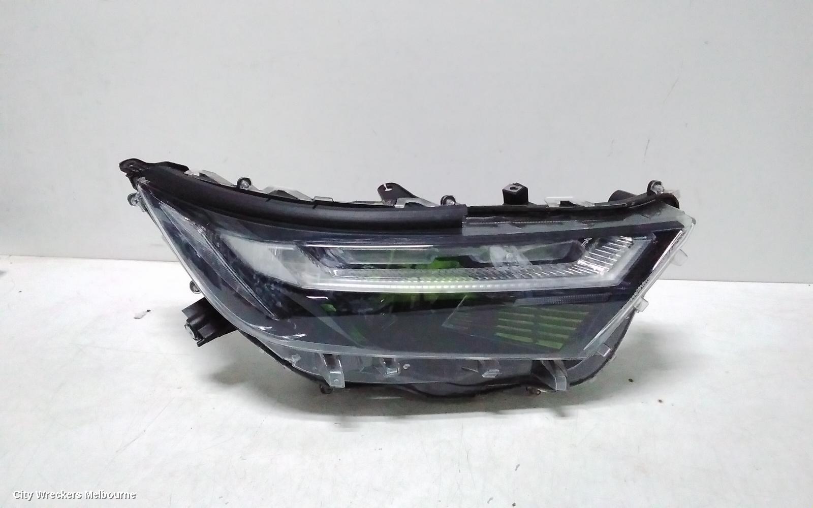 TOYOTA RAV4 RIGHT HEADLAMP, W/ LED, PROJECTOR TYPE, XA50, HEV, 06/2021 ONWARDS