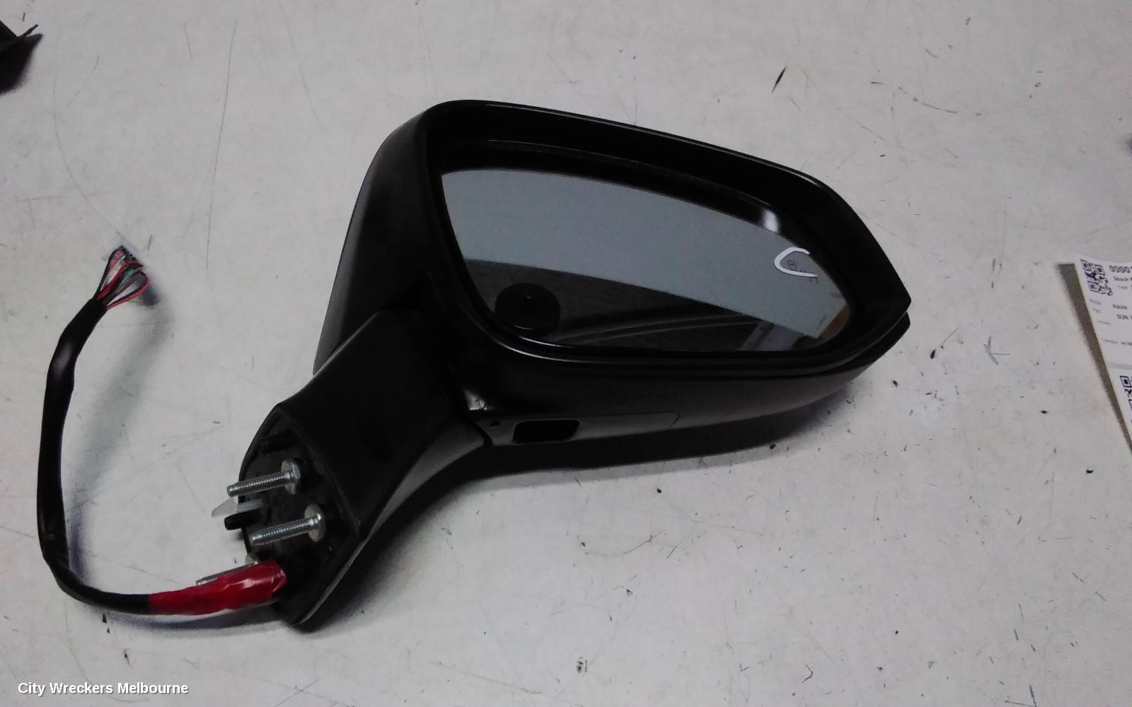 TOYOTA RAV4 RIGHT DOOR MIRROR, ELECT ADJ, NON CAMERA TYPE, HIGH GLOSS BLACK, XA50, 06/2021 ONWARDS