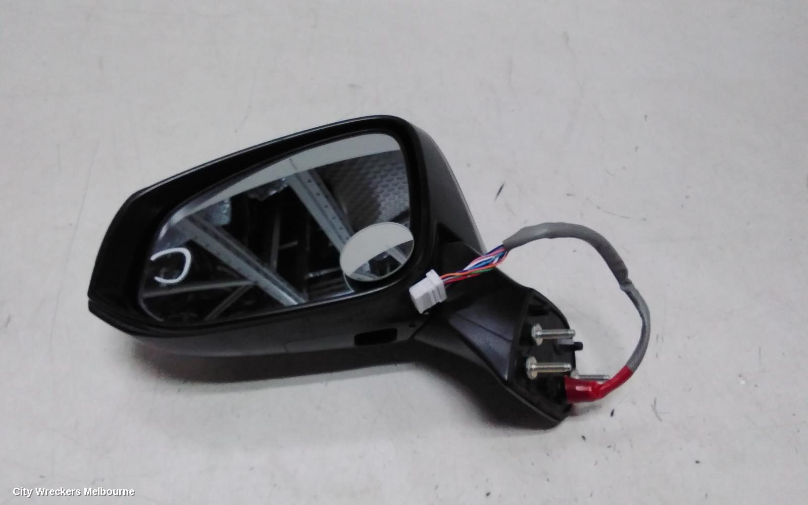 TOYOTA RAV4 LEFT DOOR MIRROR, ELECT ADJ, NON CAMERA TYPE, HIGH GLOSS BLACK, XA50, 06/2021 ONWARDS
