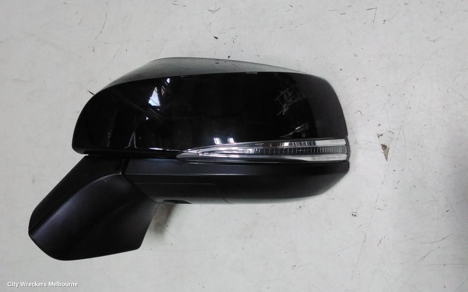 TOYOTA RAV4 LEFT DOOR MIRROR, ELECT ADJ, NON CAMERA TYPE, HIGH GLOSS BLACK, XA50, 06/2021 ONWARDS