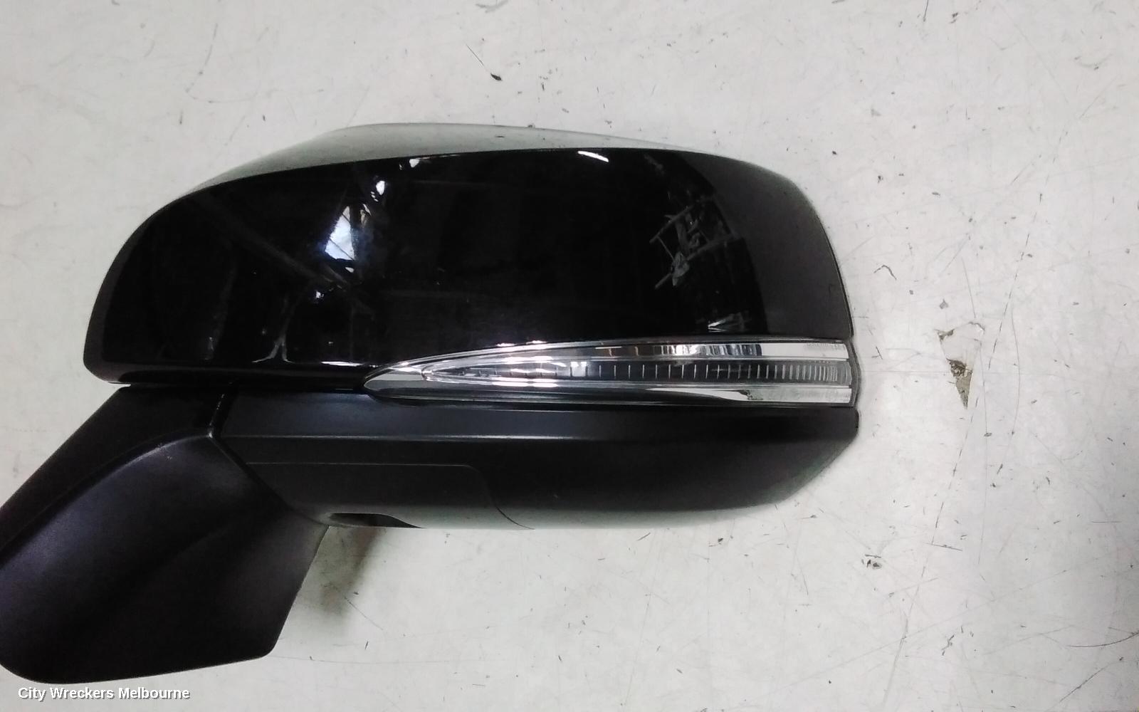 TOYOTA RAV4 LEFT DOOR MIRROR, ELECT ADJ, NON CAMERA TYPE, HIGH GLOSS BLACK, XA50, 06/2021 ONWARDS