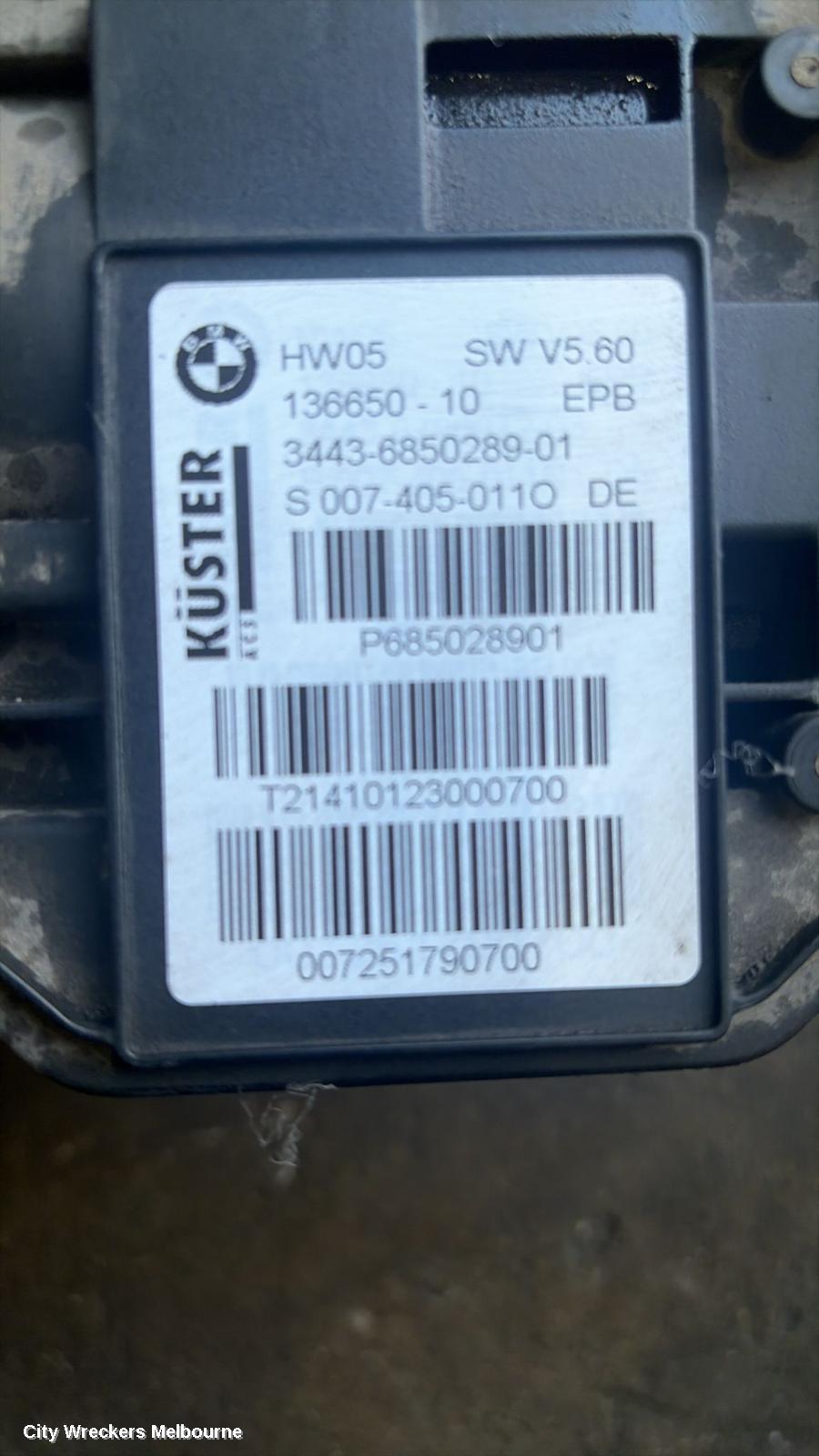 BMW X5 HANDBRAKE ACTUATOR, E70, 12/2006 - 08/2013