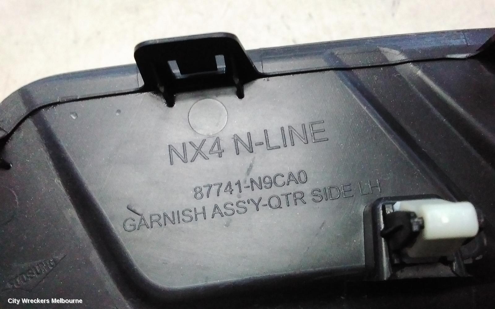 HYUNDAI TUCSON WHEEL ARCH FLARE, LH REAR (IN QUARTER), NX4, 02/2021 ONWARDS