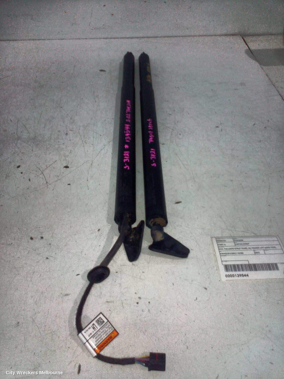HYUNDAI TUCSON HATCH STRUT, NX4, TAILGATE STRUT (PAIR), W/ POWER LIFT GATE TYPE, 02/2021 ONWARDS