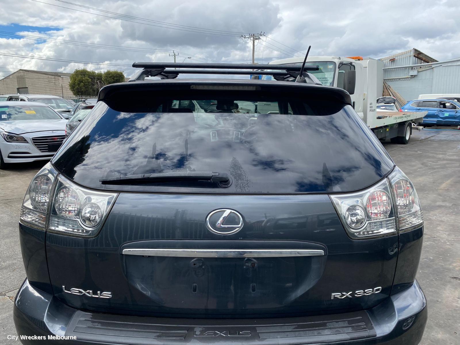 LEXUS RX SERIES RIGHT FRONT DOOR WINDOW, MCU3#, 04/2003 - 11/2005