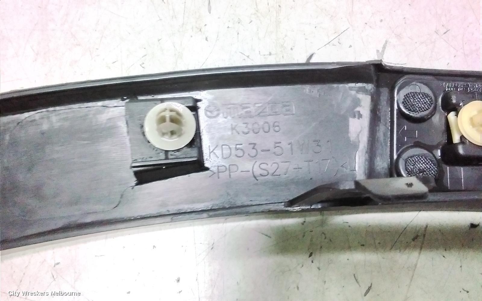 MAZDA CX5 WHEEL ARCH FLARE, KE, LH FRONT, 02/2012 - 12/2016