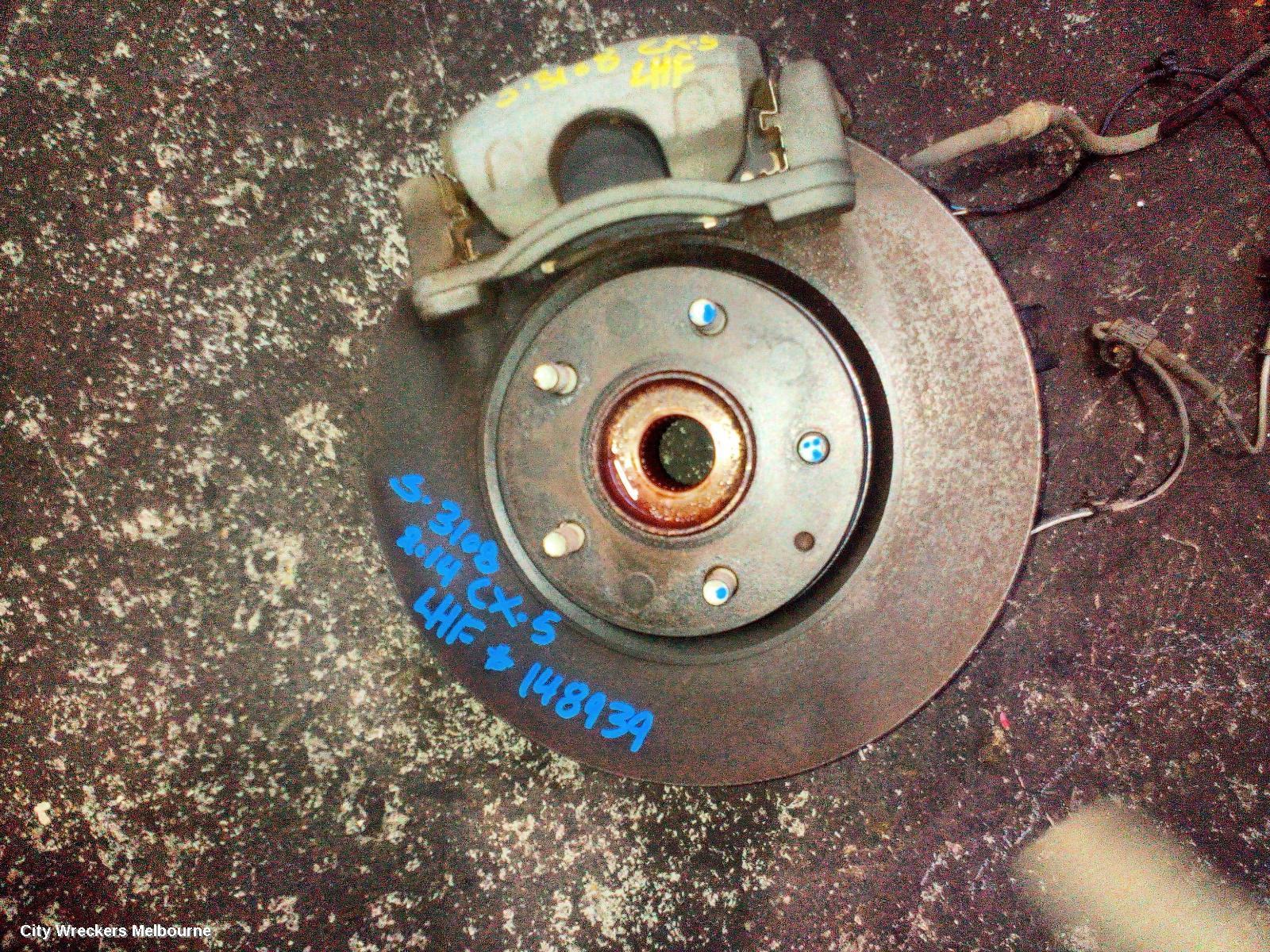 MAZDA CX5 LEFT FRONT HUB ASSEMBLY, 2WD, KE, 02/2012 - 12/2016
