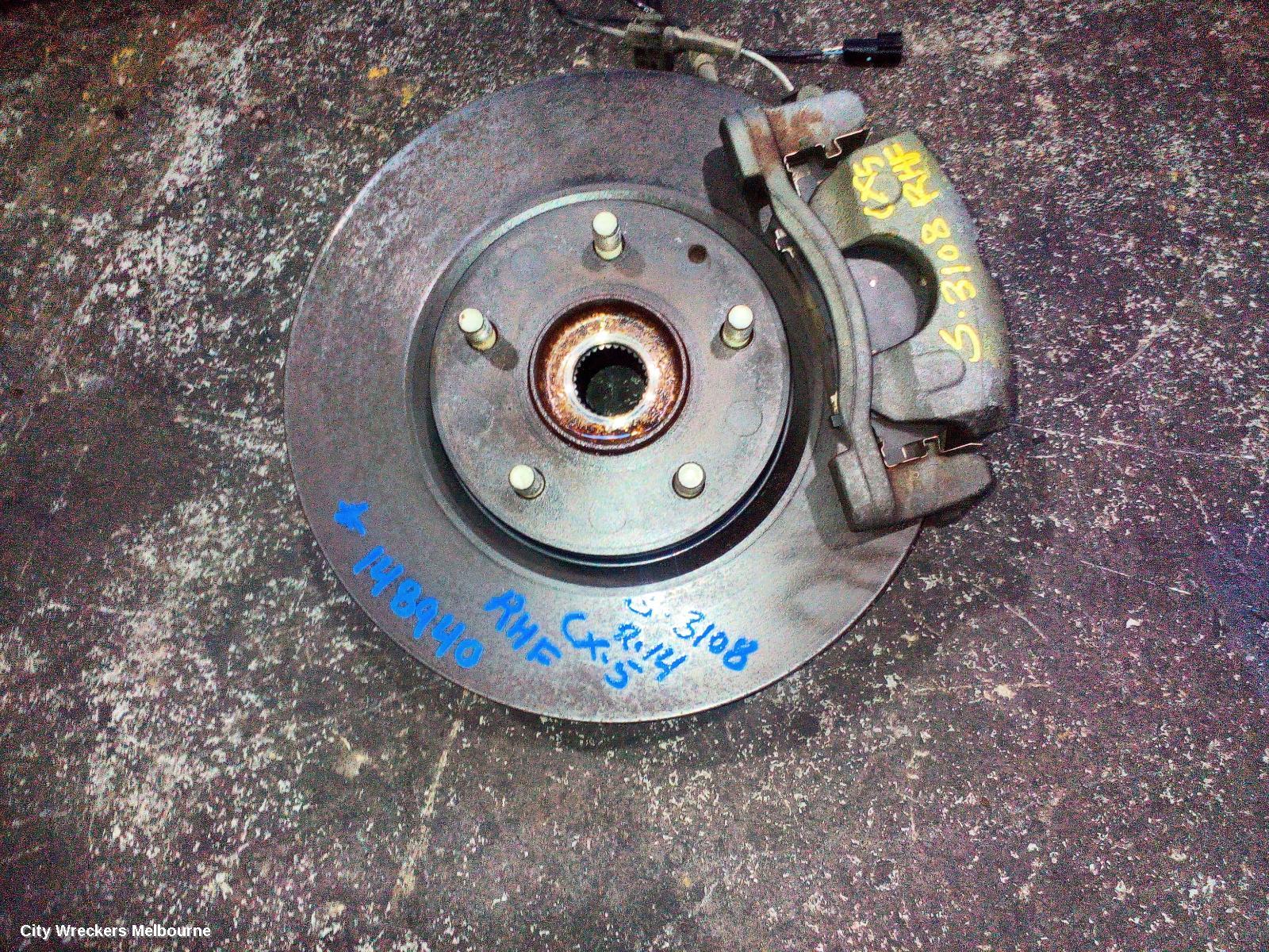 MAZDA CX5 RIGHT FRONT HUB ASSEMBLY, 2WD, KE, 02/2012 - 12/2016