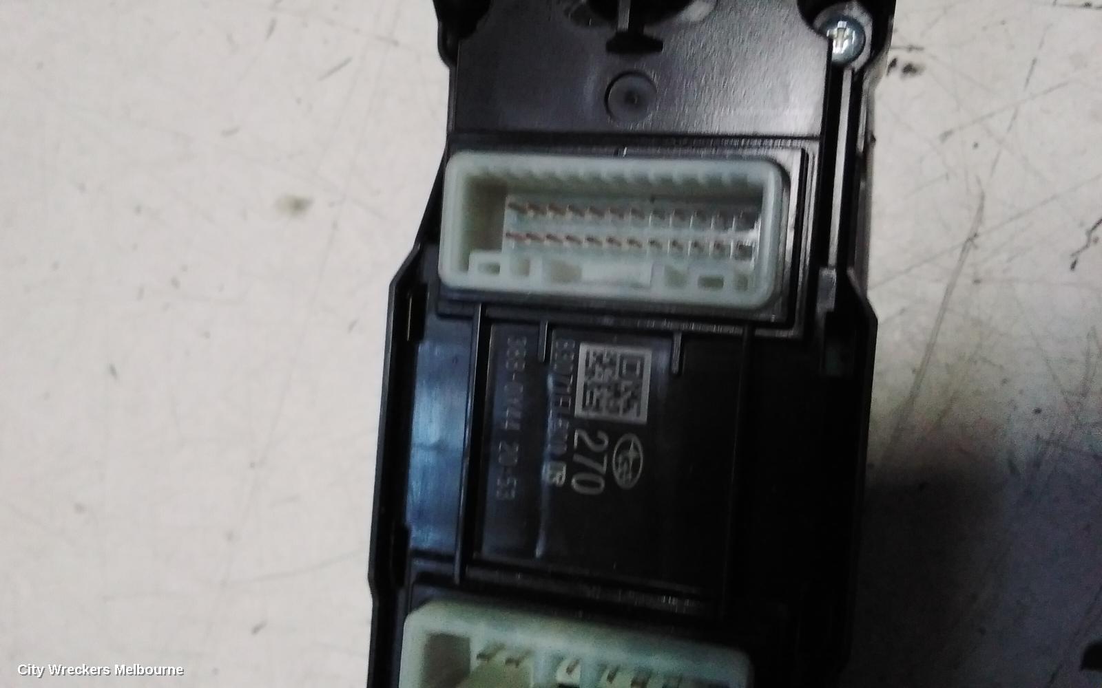 SUBARU FORESTER PWR DR WIND SWITCH, RH FRONT (MASTER SWITCH), SK, FL600, BLACK TIPS, 08/2018 - 11/2024