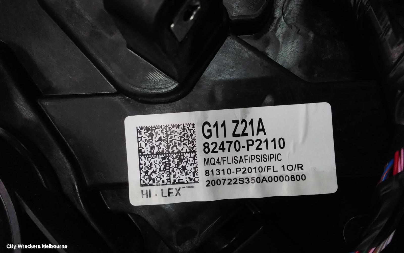 KIA SORENTO LEFT FRONT WINDOW REG/MOTOR, MQ4, DOOR REG ASSY (REG AND MOTOR), 02/2020 ONWARDS