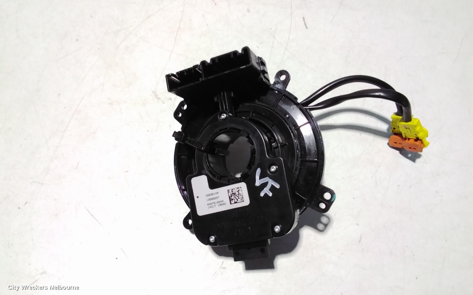 HOLDEN COMMODORE AIRBAG MODULE/SENSOR, CLOCKSPRING, VF, 05/2013 - 12/2017