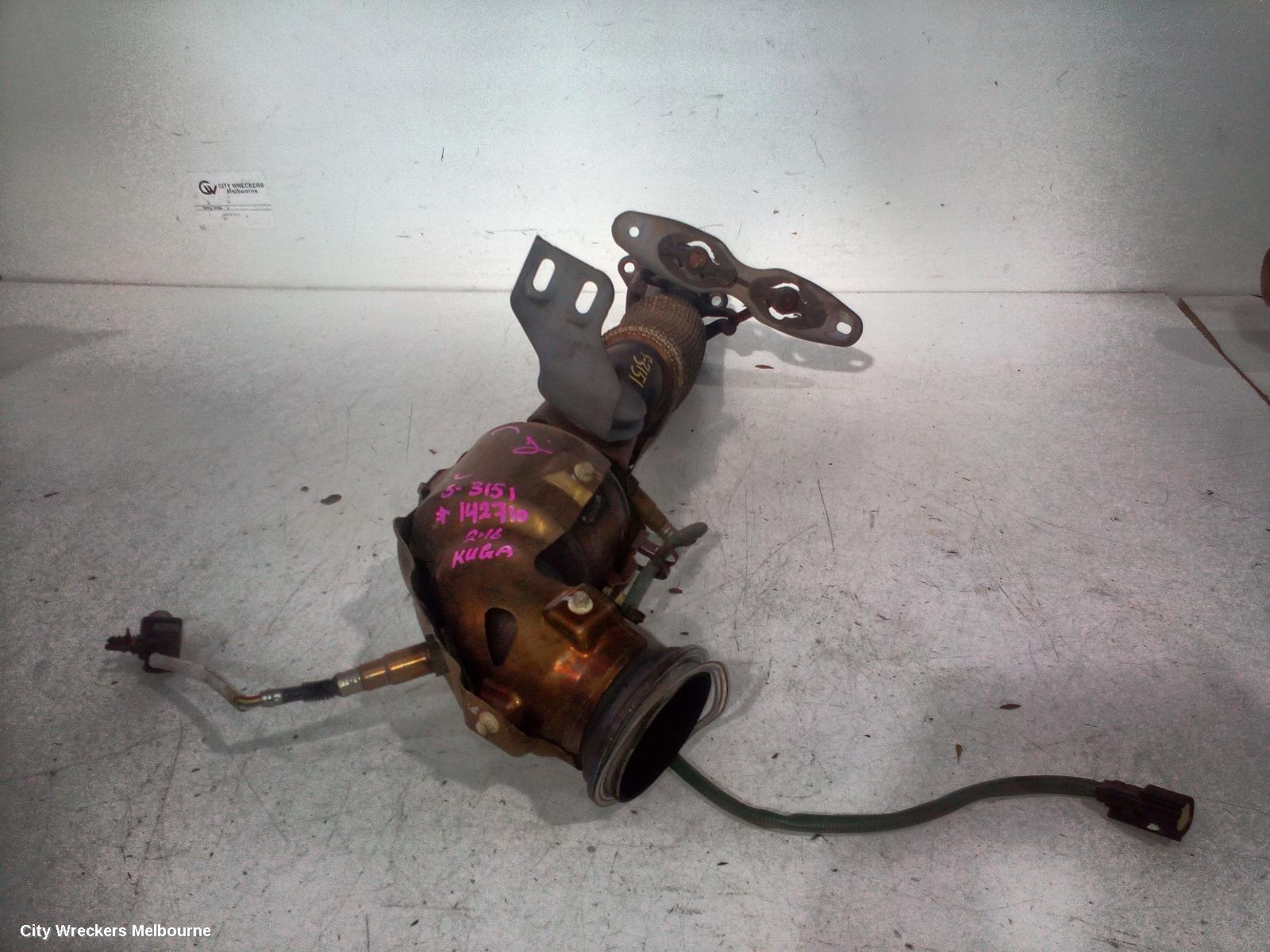 FORD KUGA CATALYTIC CONVERTER, DOWNPIPE-CAT TYPE, 2.0, PETROL, TF, 11/2014 - 09/2016